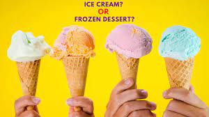 ice cream and frozen desserts