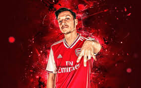 Emirates is an airline company. Download Wallpapers Mesut Ozil Season 2019 2020 German Footballers Midfielder Arsenal Fc Neon Lights Ozil Soccer Premier League Football The Gunners For Desktop Free Pictures For Desktop Free