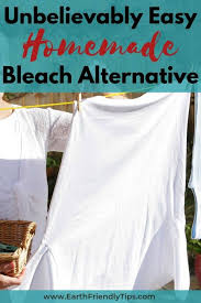 how to make homemade bleach alternative