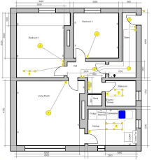 Bedroom wiring diagram to breaker. Electrical Wiring Diagram 3 Bedroom Flat Diagram Base