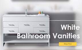 D bath vanity in pearl gray with cultured marble vanity top in white with white basin. Luxurylivingdirect Com Online Store For Bathroom Vanities And Bathroom Components