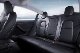 model 3 interior rear seat blue sky png