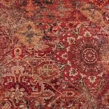 tapestry fabric vine persian kilim red