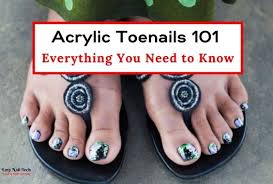 acrylic toenails pedicures is it