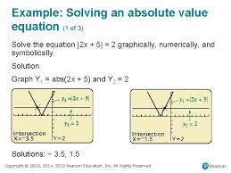 2 5 absolute value equations and