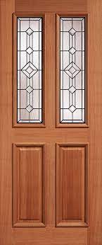 Hardwood Derby Glazed 2l Leaded Lpd Doors