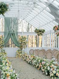 wedding aisle flower inspiration