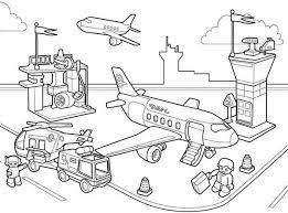 The page designed for kids depicts an airplane that resembles a toy. Color By Numbers Airplanes Airports Saferbrowser Image Search Results Airplane Coloring Pages Lego Coloring Pages Free Kids Coloring Pages