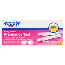 Equate Early Result Pregnancy Test 2 Count Walmart Com