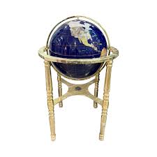 lapis lazuli 500mm globe with gold