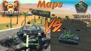 tanki maps vs tanki x maps you