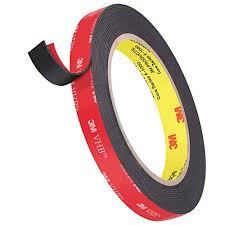 Double sided tapes are usually not visible, that's because they are generally used in between rather than upon something. Double Sided Tape Roseberry 3m Heavy Duty Mounting Waterproof Import It All