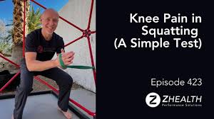 knee pain in squatting a simple test