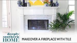 How To Tile A Fireplace Full Tutorial