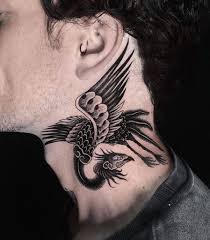 Similarly, some guys like to get inked on their throat or the sides, even extending the artwork into the face, shoulder , upper back , or chest tattoo to develop a larger piece of art. 70 Coolest Neck Tattoos For Men Saved Tattoo