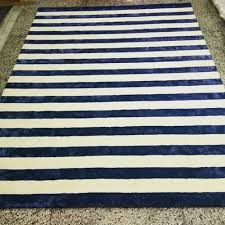 rectangular stripped handmade carpet