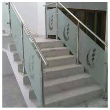 glass staircase railing