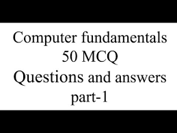 Basic computer fundamental objective questions and answers pdf download this is really helpful for stet exams. Computer Fundamentals 50 Mcq Questions And Answers Part 1 Youtube