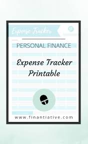 Keep Track Of Your Expenses Finantiative Com Personal