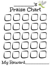 Free Printable Praise Chart Reward Chart Kids Behavior