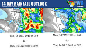 Quick Weather Forecast And Outlook For South Africa From Sawx