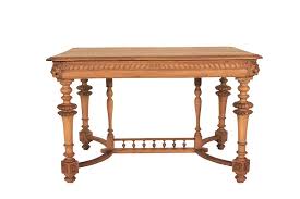 Oak Table With Ornate Carvings