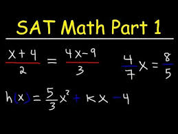 Basic Equations Algebra Sat Math