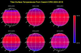 Titan Temperature Lag Maps Animation Nasa Solar System