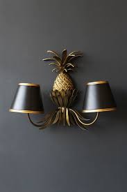 gold pineapple wall light rockett st