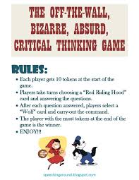 School Critical Thinking Quiz Bowl Trivia Game      questions   key Click to open image 