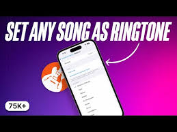 song as ringtone on iphone