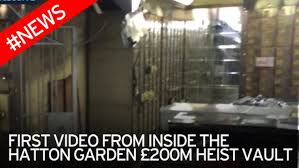 hatton garden heist first video from