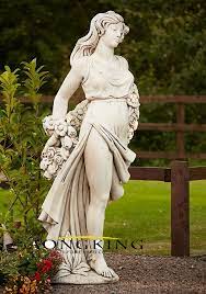 Garden Statue Of Lady