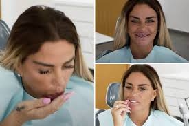 Pain free no injections proud of my self massive thank you to. Katie Price Spits Out Her False Teeth After They Fall Off Her Bad Bond Stumps As She Gets Veneers Replaced Fr24 News English