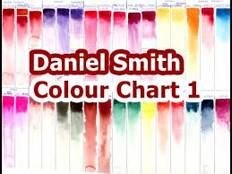 Holbein Irodori Daniel Smith Colour Chart 1