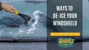 de ice your windshield by houska automotive
