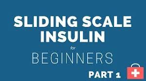 sliding scale insulin for cal and