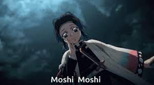 Shinobu Moshi Moshi GIF - Shinobu Moshi Moshi - Discover & Share GIFs