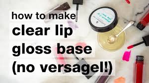 diy clear lip gloss base make lip
