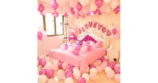 send romantic room decoration surprise