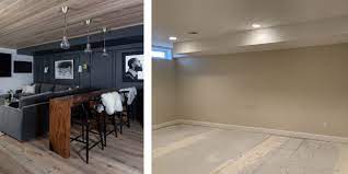 Basement Remodel Before And Afters