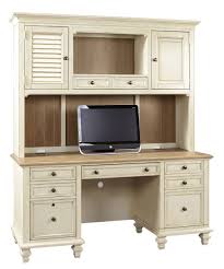 Enjoy your morning coffee, surf the net and pay bills with plenty of room to spare on the l shaped desk's durable surface. Cottonwood Farmhouse Antique White Credenza And Hutch