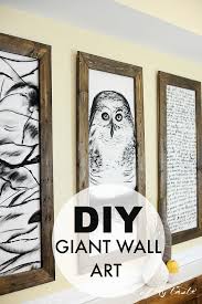 Diy Large Scale Wall Art Ideas