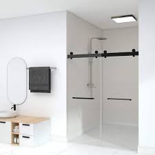 Double Sliding Frameless Shower Door
