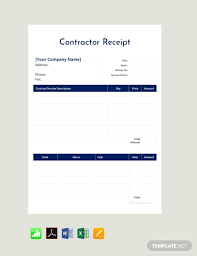 14 Free Google Sheets Receipt Templates Download Ready Made