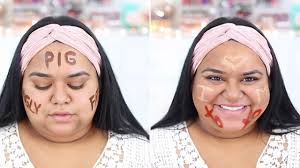 self love in viral makeup tutorial