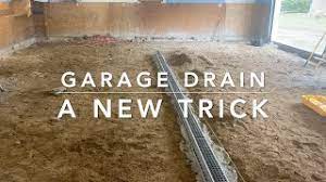 trench drain instal for a garage you