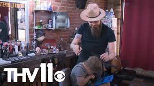 benton barber cuts hair for kids with