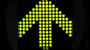 Green Led Light Arrow Pointing Stock Footage Video 100 Royalty Free 12366647 Shutterstock