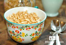 homemade cereal with puffed rice